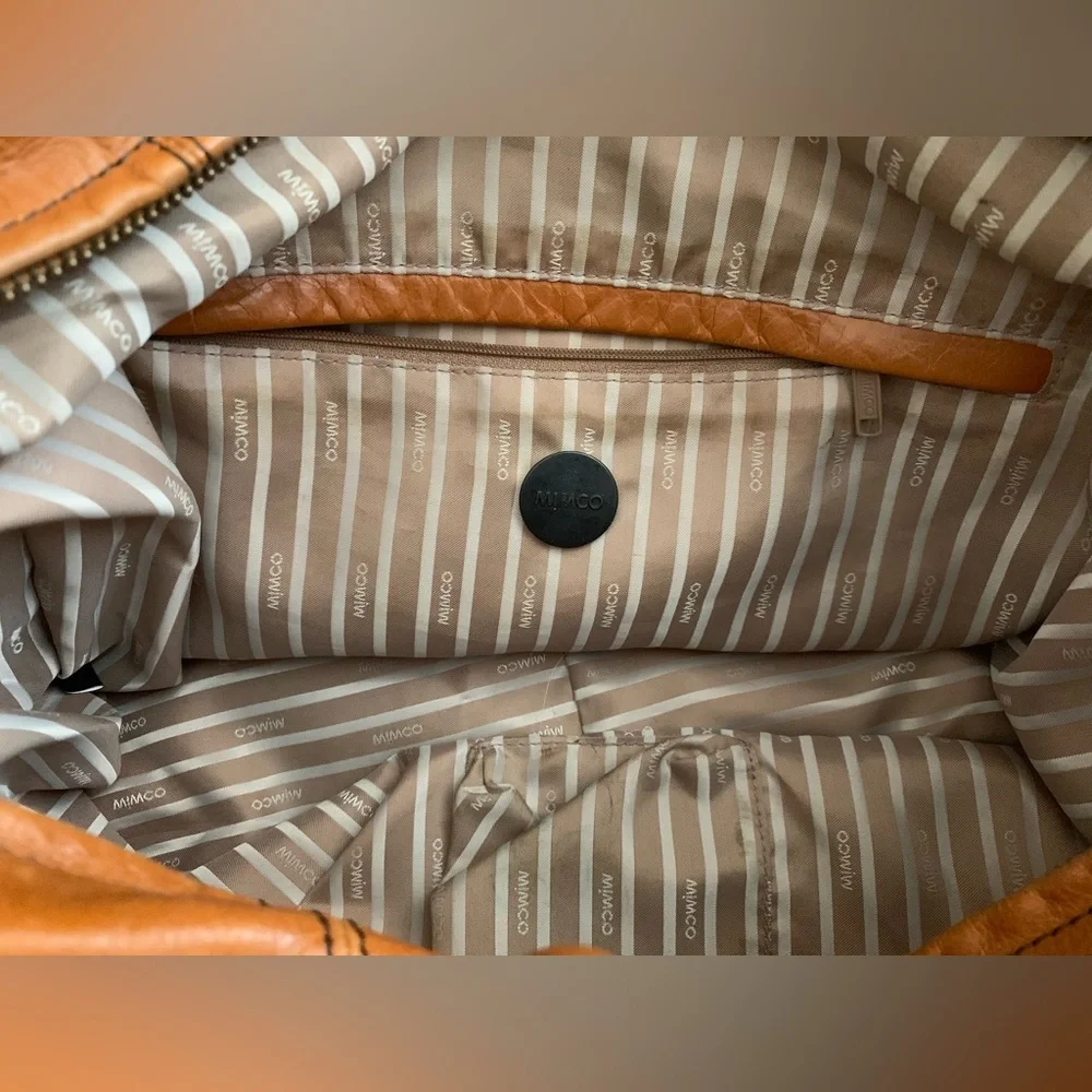 Mimco Tan Leather Shoulder Bag - Picture 5 of 9